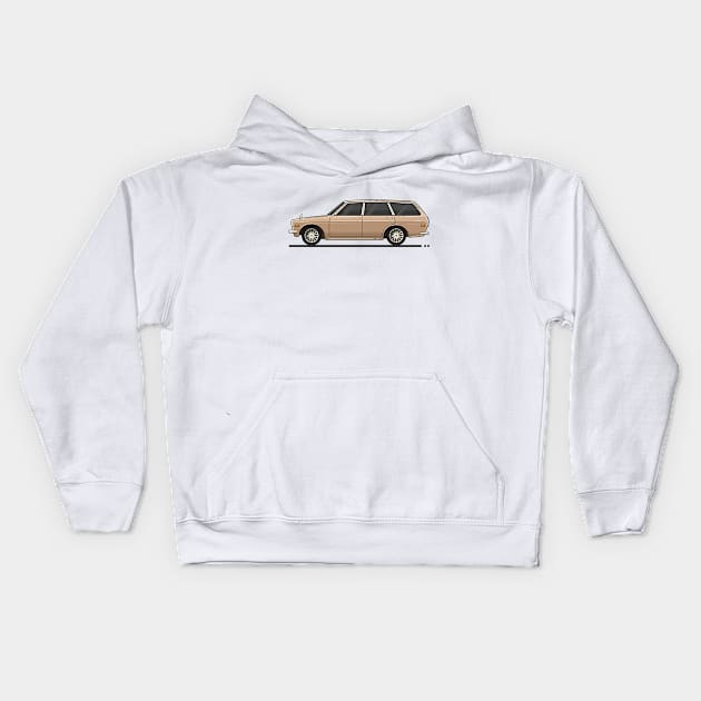 retro family car Kids Hoodie by garistipis